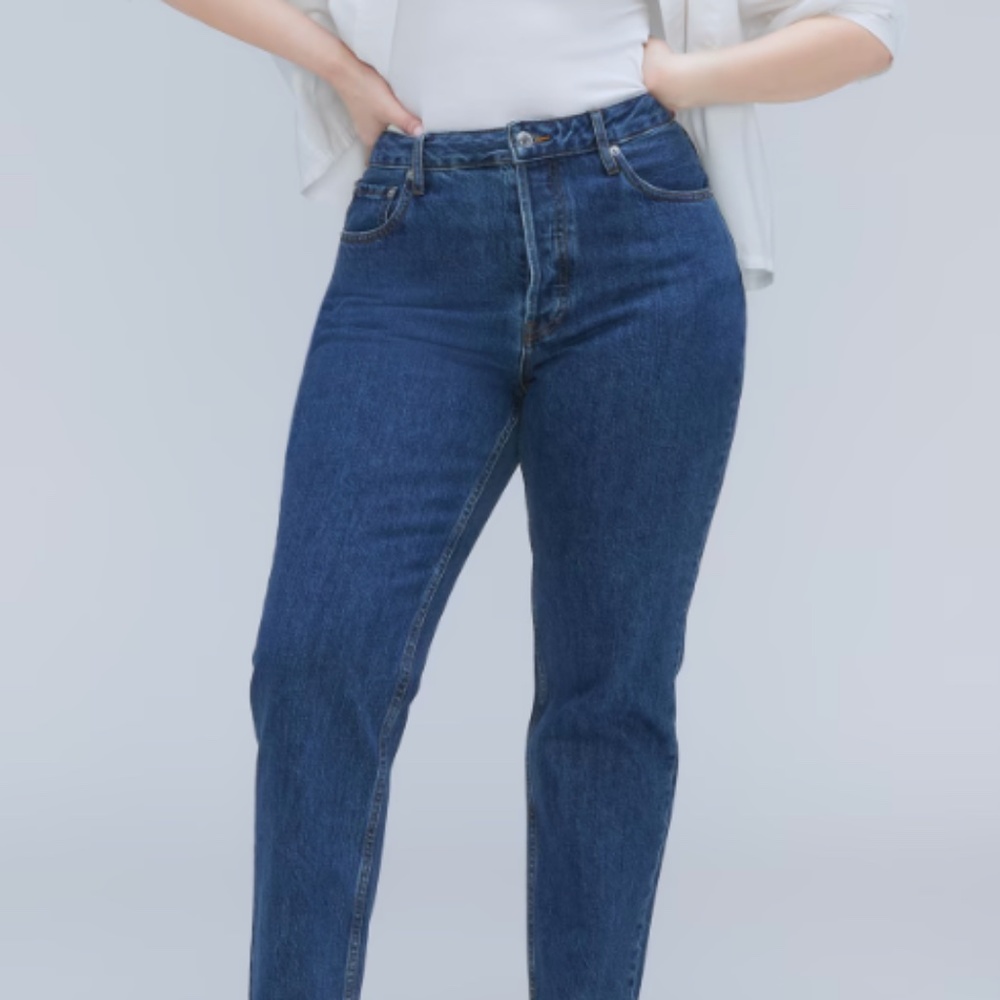 The Curvy ’90s Cheeky® Jean (26.5" Ankle) - Deep Atlantic